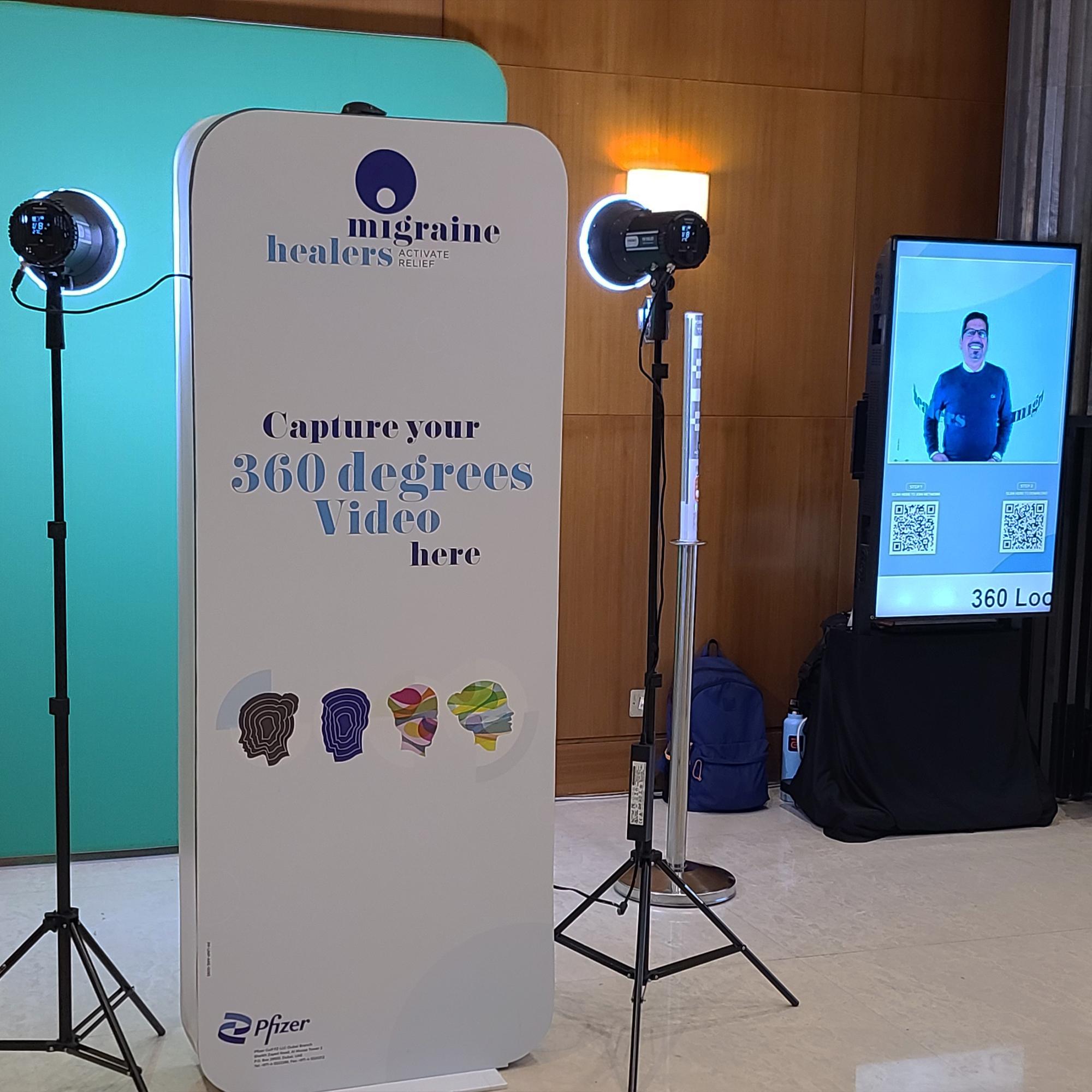 360 LOOP VIDEO BOOTH: CREATE IMMERSIVE, SHAREABLE CONTENT! VIRTUAL BACKGROUNDS + INSTANT SOCIAL UPLOADS. PERFECT FOR DUBAI BRAND ACTIVATIONS. BOOK NOW!