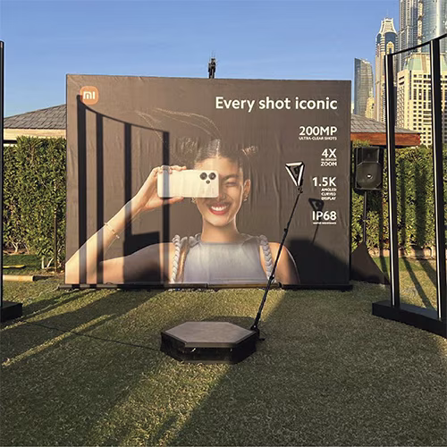 360 BOOTH DUBAI: CAPTURE STUNNING 360° SLOW-MO VIDEOS! PERFECT FOR EVENTS & BRAND ACTIVATIONS. CREATE VIRAL, SHAREABLE MOMENTS. BOOK NOW