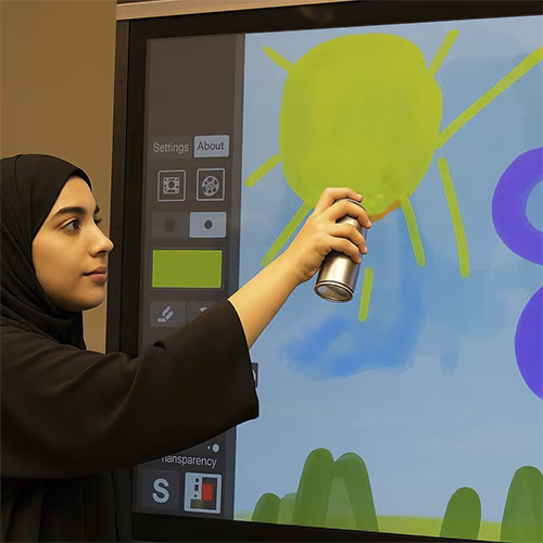AI graffiti wall, digital graffiti, event rental Dubai, interactive wall, virtual spray paint, corporate events, brand activations, digital art