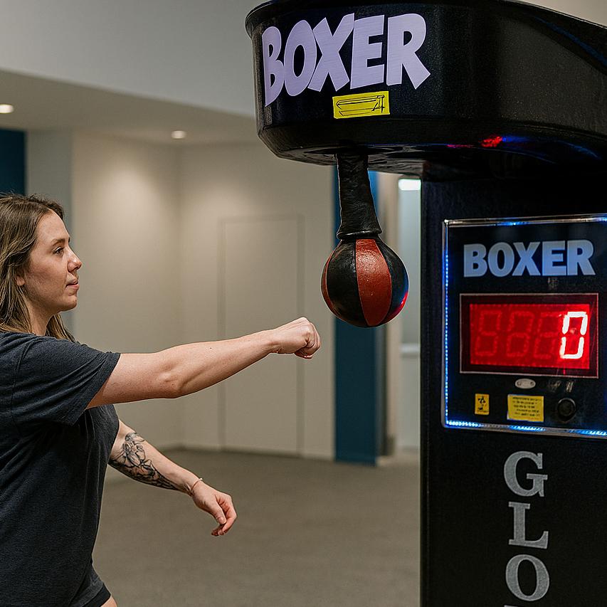 Boxing Machine Arcade Game Rental Dubai | Mirror Booth Dubai