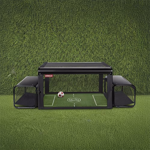 Interactive Football Table for event rentals in Dubai, featuring digital scoring and sleek design for corporate parties, fan zones, and arcade game entertainment.
