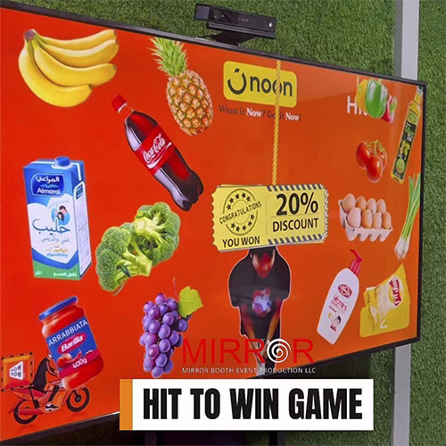 Interactive Hit to Win Piñata Game