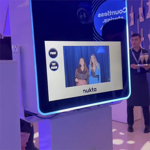 ELEVATE YOUR EVENT WITH OUR MINI PHOTO BOOTH & LED TV! DISPLAY YOUR BRAND SEAMLESSLY + UNLIMITED PRINTS. PERFECT FOR DUBAI EVENTS. BOOK THIS COMPACT SOLUTION NOW!