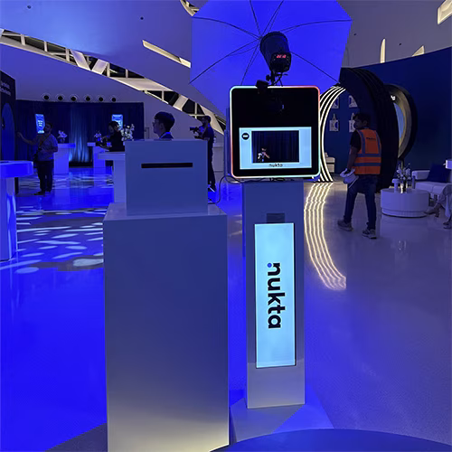ELEVATE YOUR EVENT WITH OUR MINI PHOTO BOOTH & LED TV! DISPLAY YOUR BRAND SEAMLESSLY + UNLIMITED PRINTS. PERFECT FOR DUBAI EVENTS. BOOK THIS COMPACT SOLUTION NOW!
