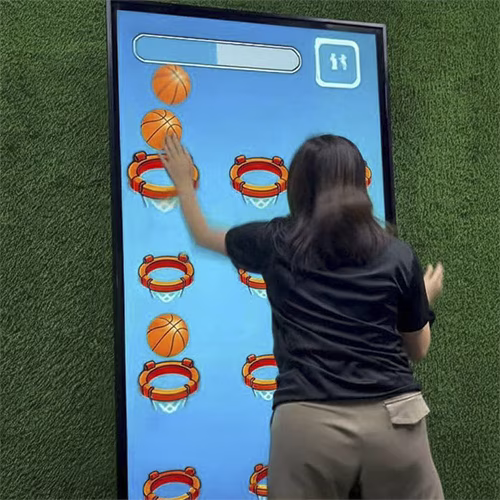 Interactive Reflex Basketball Game rental for Dubai events, featuring digital scoring and high-speed targets for corporate activations